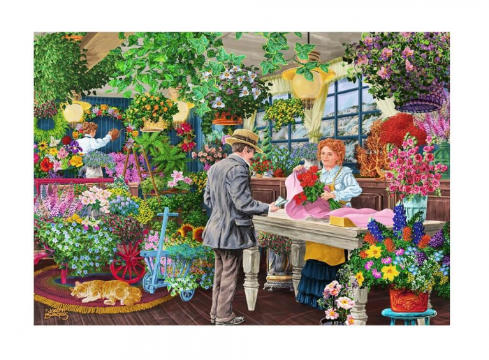 Puzzle din lemn – The Florist s – 200 piese (piese reduceri cadouri de Mos Nicolae & Mos Crăciun 2021