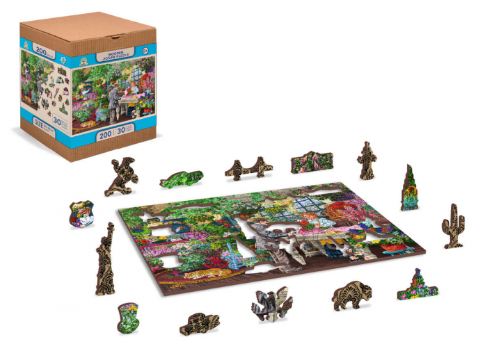 Puzzle din lemn - The Florist's - 200 piese [3]