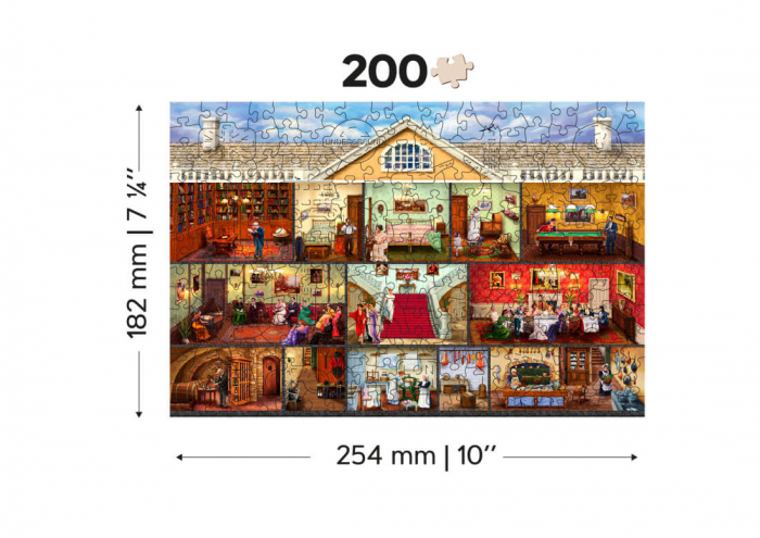 Puzzle din lemn - Victorian Mansion - 200 piese [6]