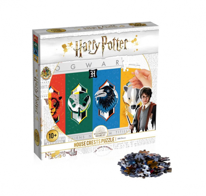 Puzzle Harry Potter 500 piese - Hogwarts Crests [3]