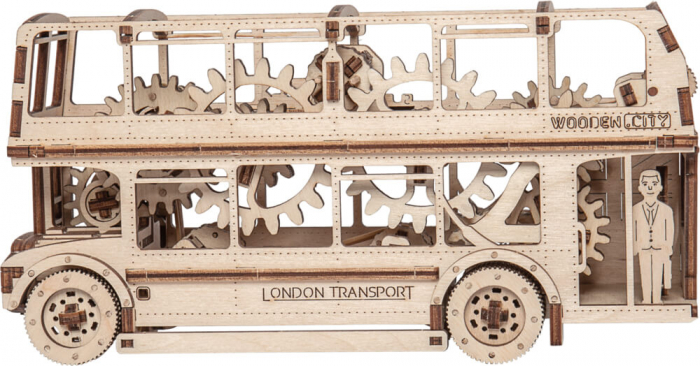 Puzzle mecanic 3D - Autobuz londonez [3]