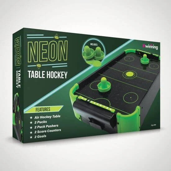 Resigilat - Joc de birou Air Hockey Neon