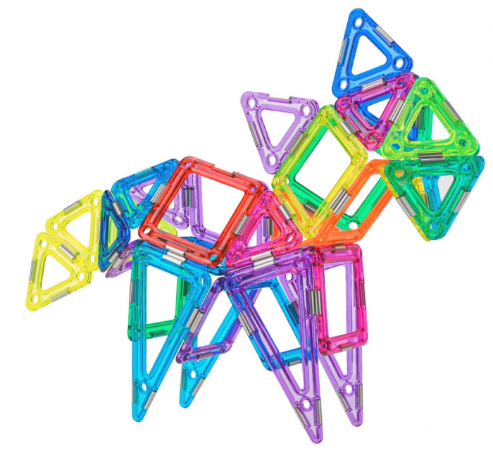 Resigilat - Set magnetic 83 pcs Magspace - Happy Zoo [10]