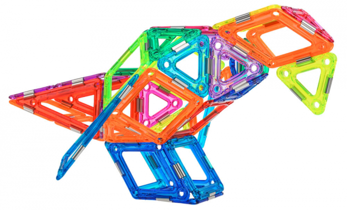 Resigilat - Set magnetic 83 pcs Magspace - Happy Zoo [4]