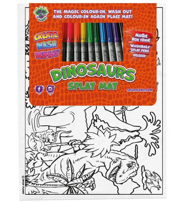 Servet de masa pentru colorat - Dinozauri [1]