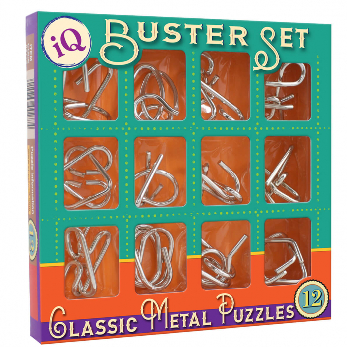 Set 12 jocuri de perspicacitate IQ Buster