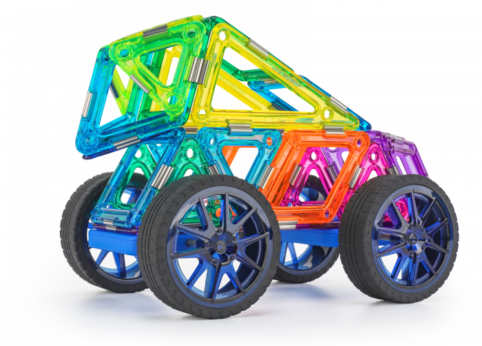 Set constructie magnetic 96 piese - Magspace [4]