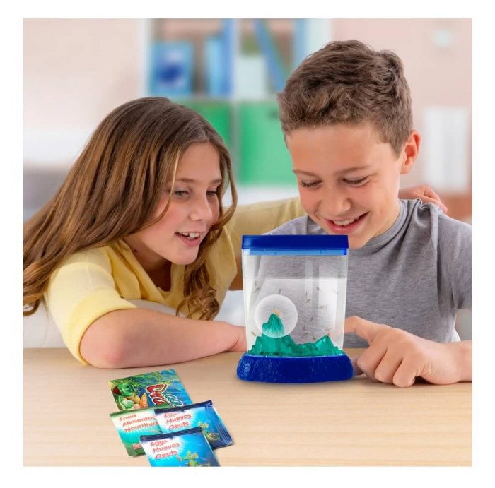 Set educativ STEM - Aqua Dragons - Habitat Deluxe in culori schimbatoare si LED-uri [3]