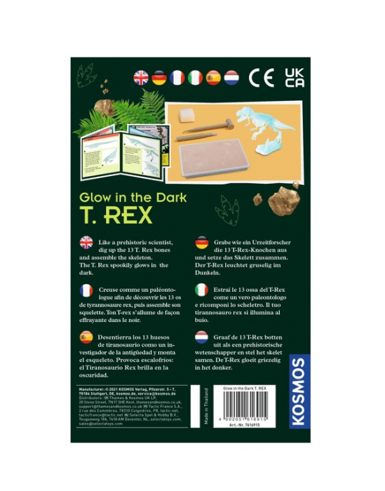 Set educativ STEM - T-Rex fosforescent [2]