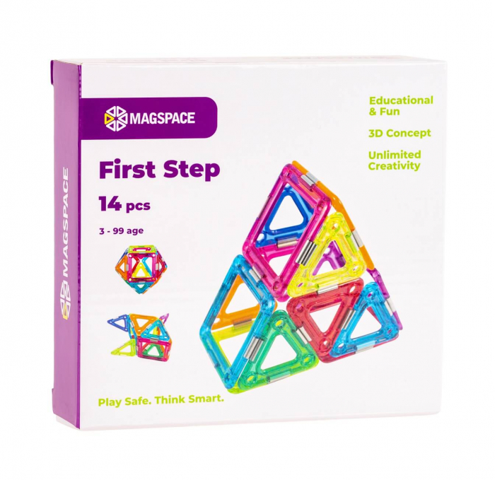 Set magnetic 14 pcs Magspace - First Step [1]