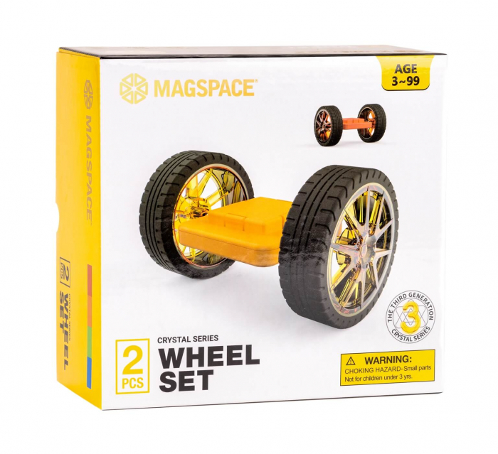 Set magnetic 2 pcs Magspace - Wheels [1]