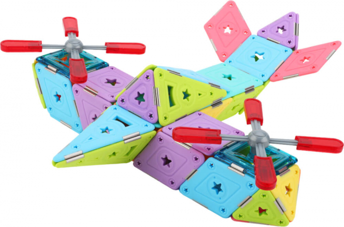 Set constructie magnetic 74 piese - Magspace [2]