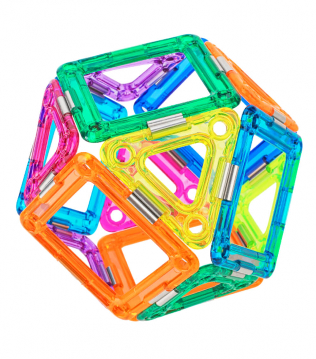 Set constructie magnetic 83 piese - Magspace [2]