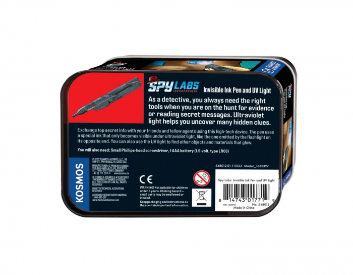 Stilou cu cerneala invizibila - Spy Labs [3]
