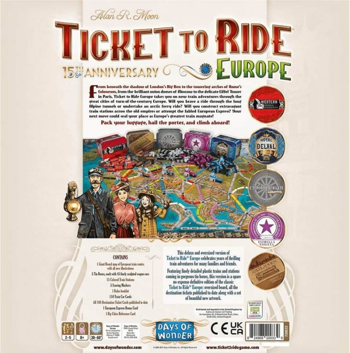 Ticket to Ride Europa (EN) – Editie Aniversara 15 ani [7]