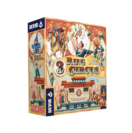Jocuri de societate pentru familie - 3 Ring Circus (EN)
