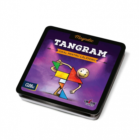 Jocuri de perspicacitate - Tangram Magnetic - Ideal pentru calatorii (RO)