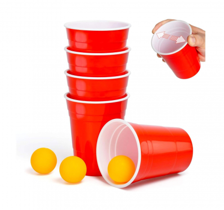 Jocuri de petrecere - Beer Pong - Pahare de petrecere