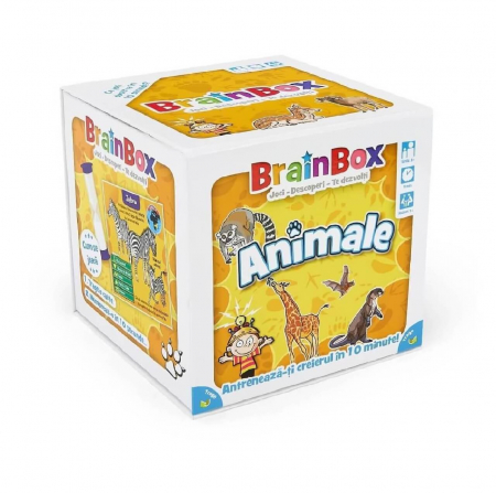 Jocuri de societate pentru copii - BrainBox Animale - Joc Educativ pentru copii