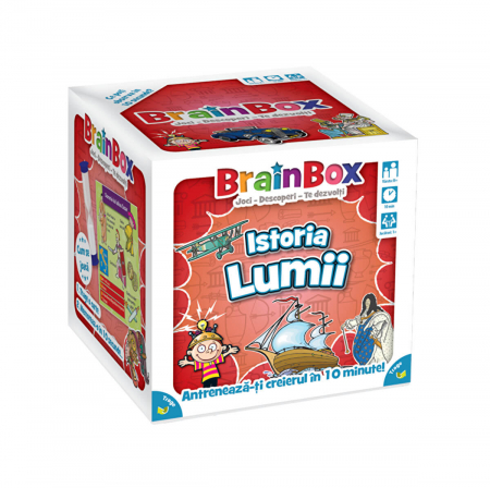 Jocuri de societate pentru copii - BrainBox Istoria Lumii - Joc Educativ pentru Copii