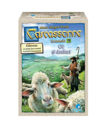 Jocuri de societate pentru familie - Carcassonne - Extensia 9: Oi si dealuri (RO)