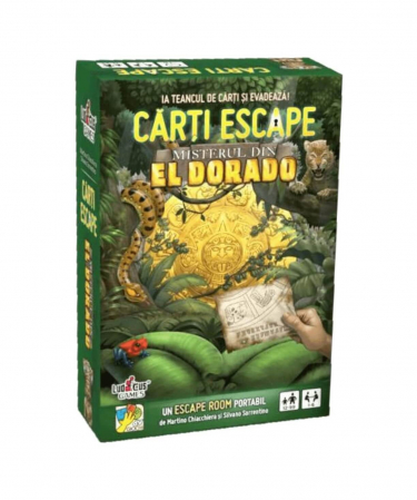 Jocuri de societate mister - Carti Escape Misterul din El Dorado - Joc de Societate