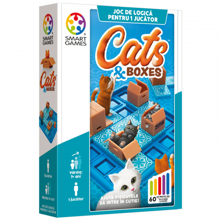 Jocuri de societate pentru copii - Cats and Boxes (RO)