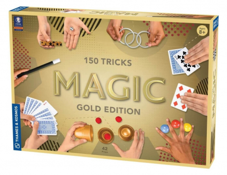Jucarii si jocuri educative STEM - Colectie de magie cu 150 de trucuri - Gold Edition