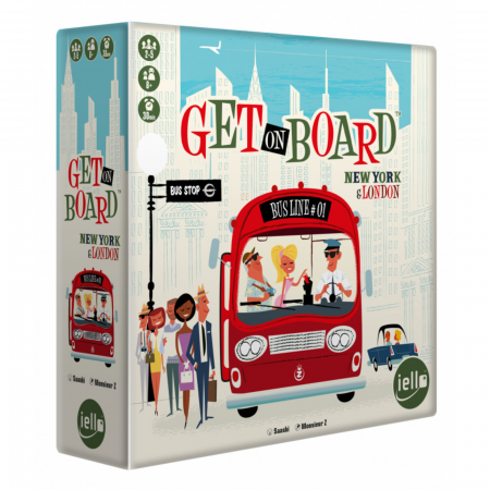Jocuri de societate pentru familie - Get on board: London and New York (EN)