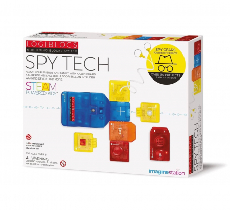 Robotica - Kit de constructie Logiblocs - Spy Tech