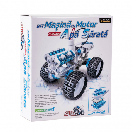 Kit Robotica Masina 4x4 Motor pe Apa Sarata [0]