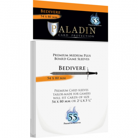 Paladin Card Sleeves: Bedivere - Medium Plus, 5.4 x 8 cm [0]