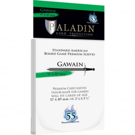 Paladin Card Sleeves: Gawain - Standard American, 5.7 x 8.9 cm [0]