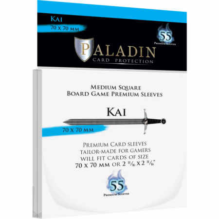 Paladin Card Sleeves: Kai - Medium Square, 7 x 7 cm [0]