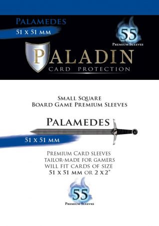 Paladin Card Sleeves: Palamedes - Small Square, 5.1 x 5.1 cm [1]
