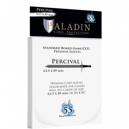 Paladin Card Sleeves: Percival - Standard, 6.3 x 8.9 cm [0]