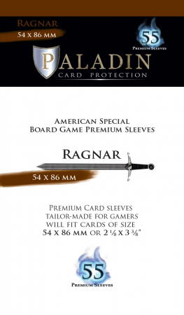 Paladin Card Sleeves: Ragnar - American Special, 5.4 x 8.6 cm [1]
