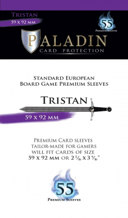 Paladin Card Sleeves: Tristan - Standard European, 5.9 x 9.2 cm [1]