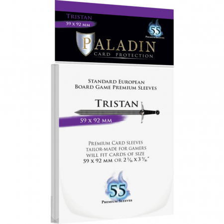 Paladin Card Sleeves: Tristan - Standard European, 5.9 x 9.2 cm [0]
