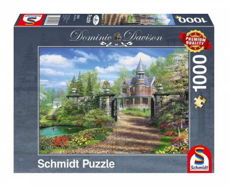 Puzzle - Puzzle 1000 piese - Idyllic Country Estate