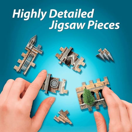 Puzzle 3D Wrebbit Harry Potter - Diagonal Alley (450 piese) [5]