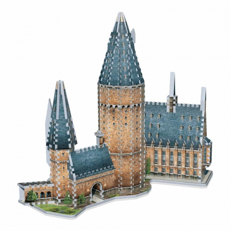 Puzzle 3D Wrebbit Harry Potter - Great Hall (850 piese) [3]