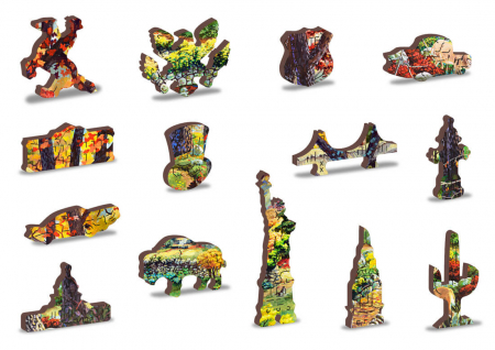 Puzzle din lemn - A Cottage in the Woods - 200 piese [3]