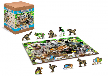 Puzzle din lemn - Bear Paradise - 150 piese [2]