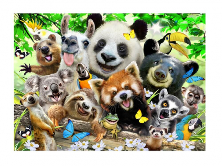 Puzzle - Puzzle din lemn - Bear Paradise - 150 piese