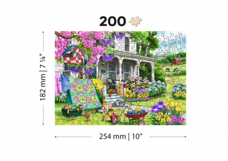 Puzzle din lemn - Countryside Garden - 200 piese [6]
