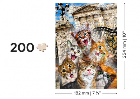 Puzzle din lemn - Kittens in London - 150 piese [6]