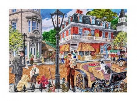 Puzzle - Puzzle din lemn - Main Street - 200 piese