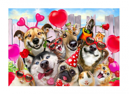 Puzzle - Puzzle din lemn - Party Time - 150 piese