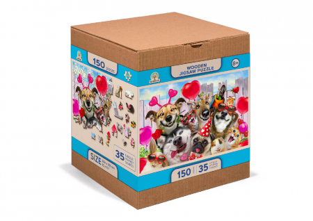 Puzzle din lemn - Party Time - 150 piese [4]